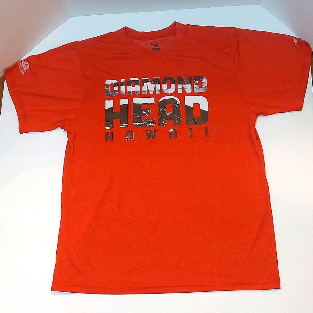 DIAMOND HEAD HAWAII RED BOYS  T-SHIRT YOUTH SIZE (12-14)